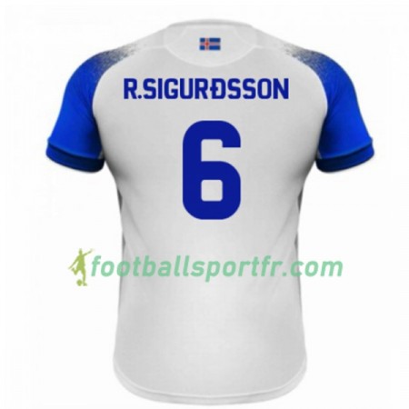 Tenue Islande R.Sigurdsson 6 Exterieur Coupe du monde 2018 Maillot de Foot